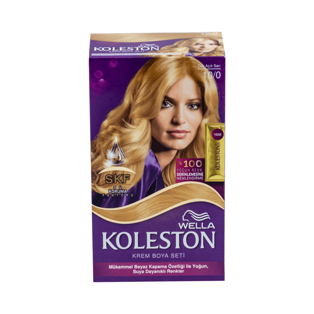Koleston Saç Boyası Set 10/0 Çok Açık Sarı