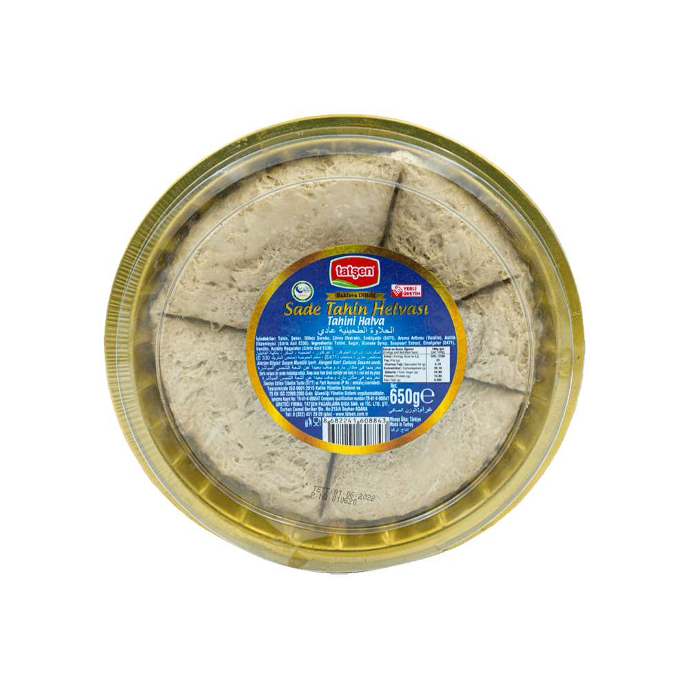 Tatşen Helva 650 Gr Sade Baklava Dilimli