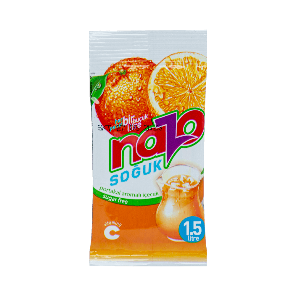 Nazo Toz İçecek 9 Gr Portakal 