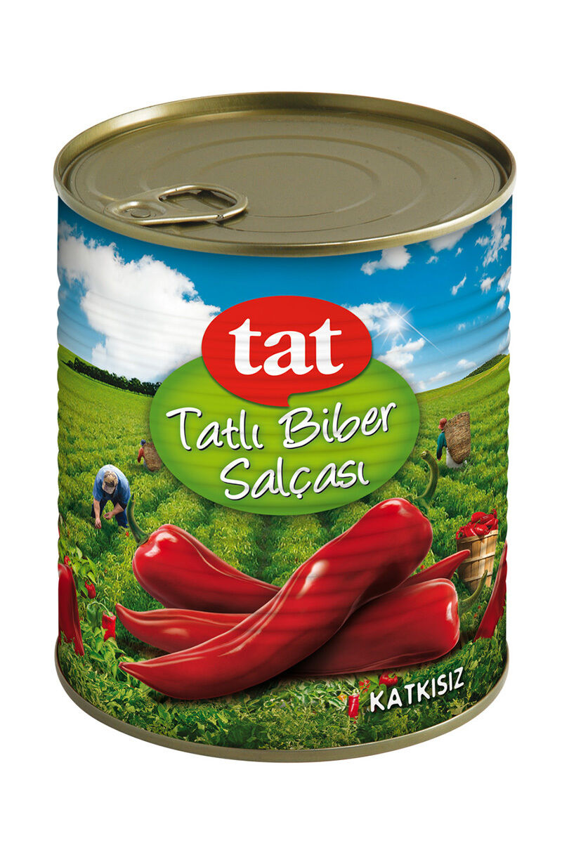 Tat Biber Salçası 810 Gr Teneke Tatlı