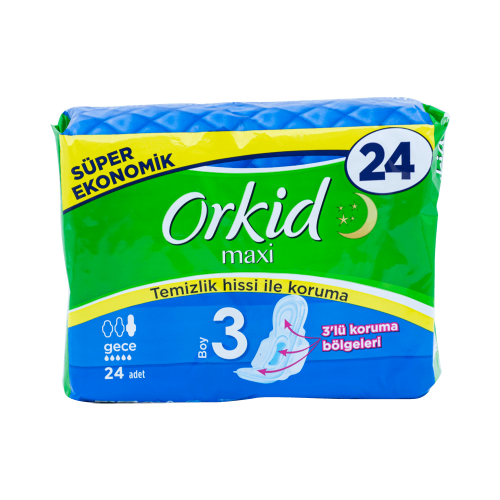 Orkid Maxi 4'lü 24'lü Gece