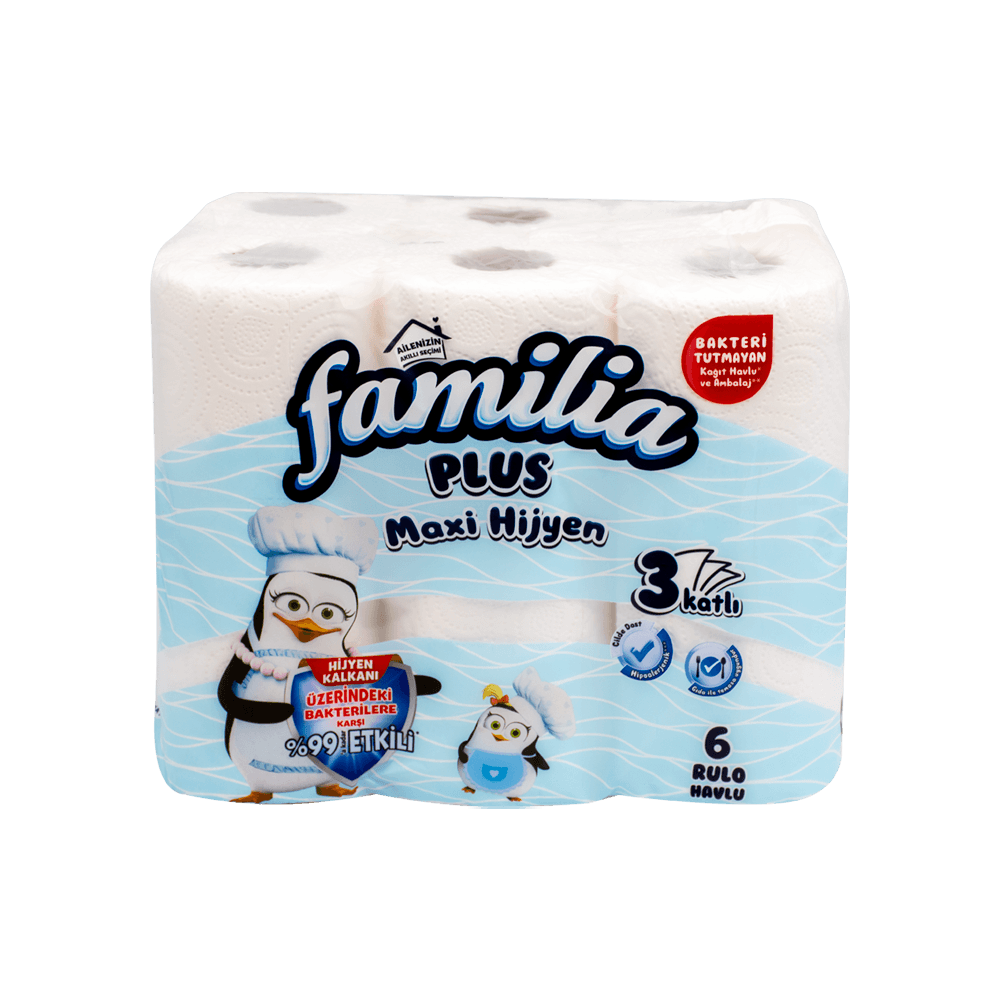Familia Havlu 6'lı Plus Maxi Hijyen Dl