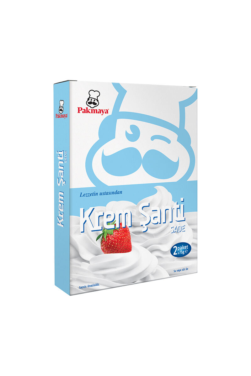 Pakmaya Krem Şanti 2x75 Gr Sade Kutulu