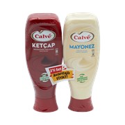 Calve Ketçap Tatlı 610+540 Gr Mayonez 