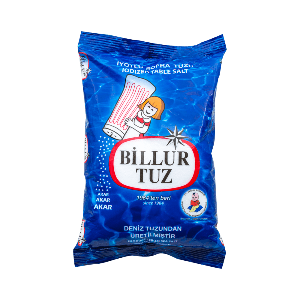 Billur Tuz 750 Gr İyotlu