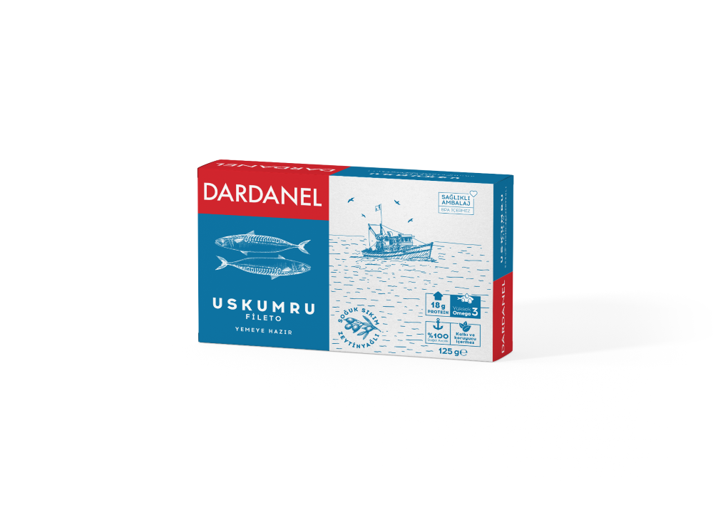 Dardanel 125 Gr Uskumru Fileto Zeytinyağlı