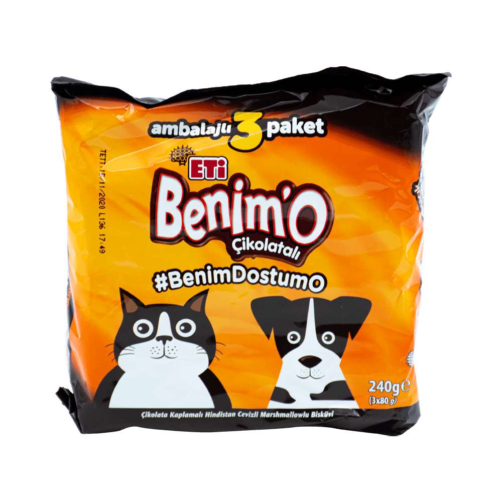Benimo 3x80 Gr Çikolatalı Lokmalık