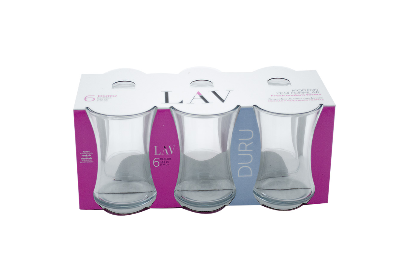 Lav Duru Çay Bardağı 6'lı 155 Cc Dur306