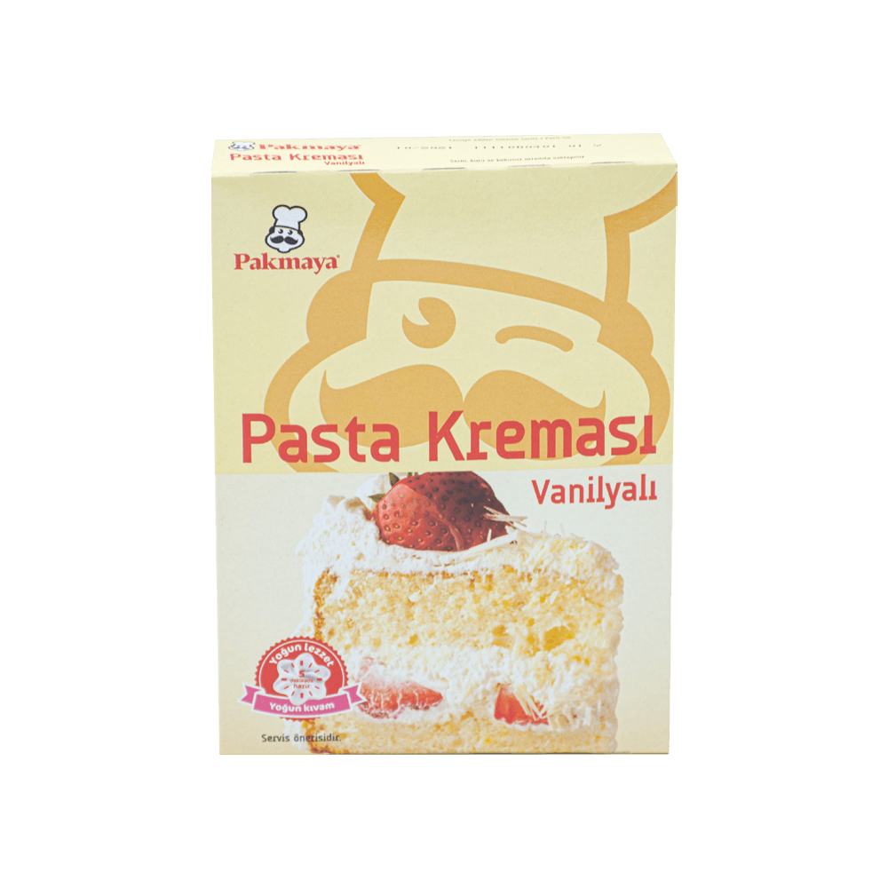 Pakmaya Pasta Kreması 140 Gr Vanilinlı