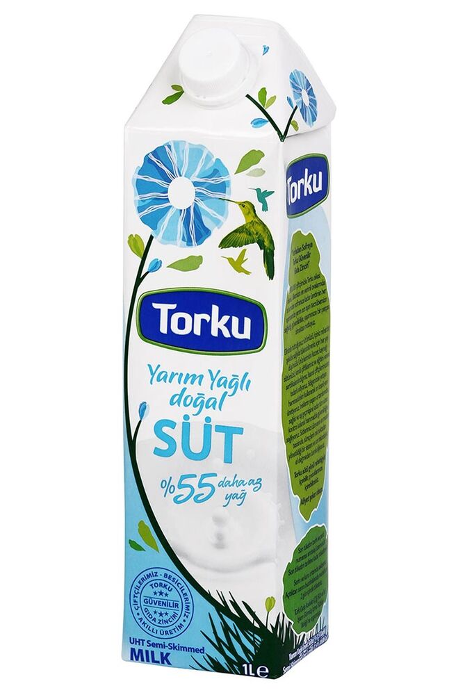 Torku Süt 1 Lt Yarım Yağlı  
