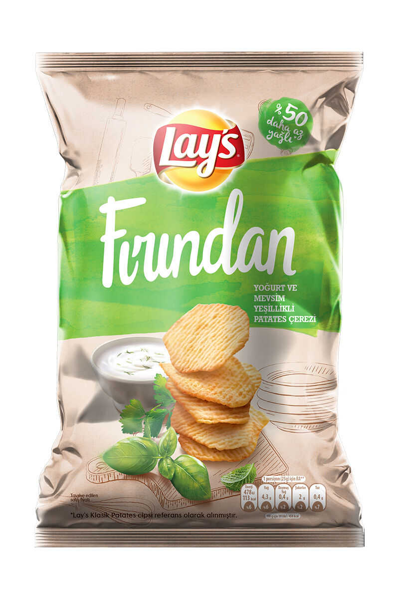 Lays Süper 99 Gr Fırından Yoğurt Mevsim Yeşillikleri