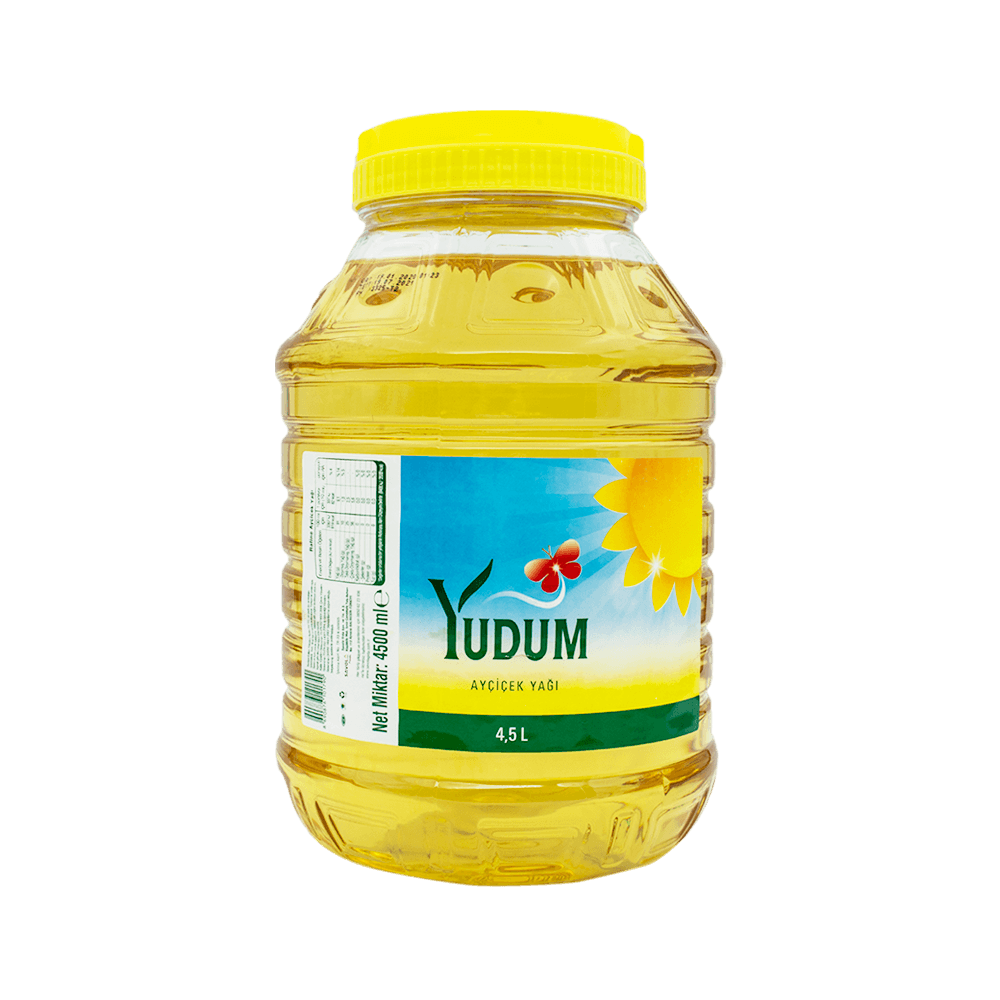 Yudum 4.5 Lt. Ayçiçek Yağı Yuvarlak Pet