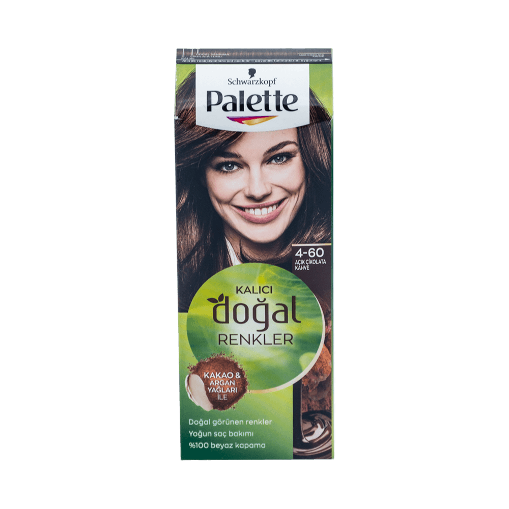 Palette Saç Boyası Natural 4-60 Açık Çikolata Kahve