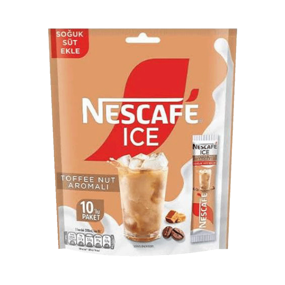 Nescafe Ice 10x10,5 Gr Toffee Nut Aromalı