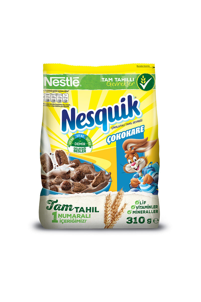 Nesquik Çokokare 310 Gr Çikolatalı Tahıl Gevreği