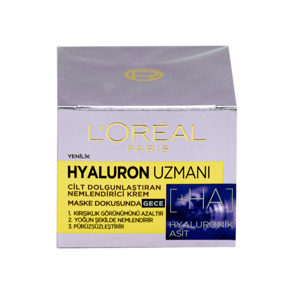 Loreal Paris 50 Ml Hyaluron Uzmanı Nemlendirici Krem Gece