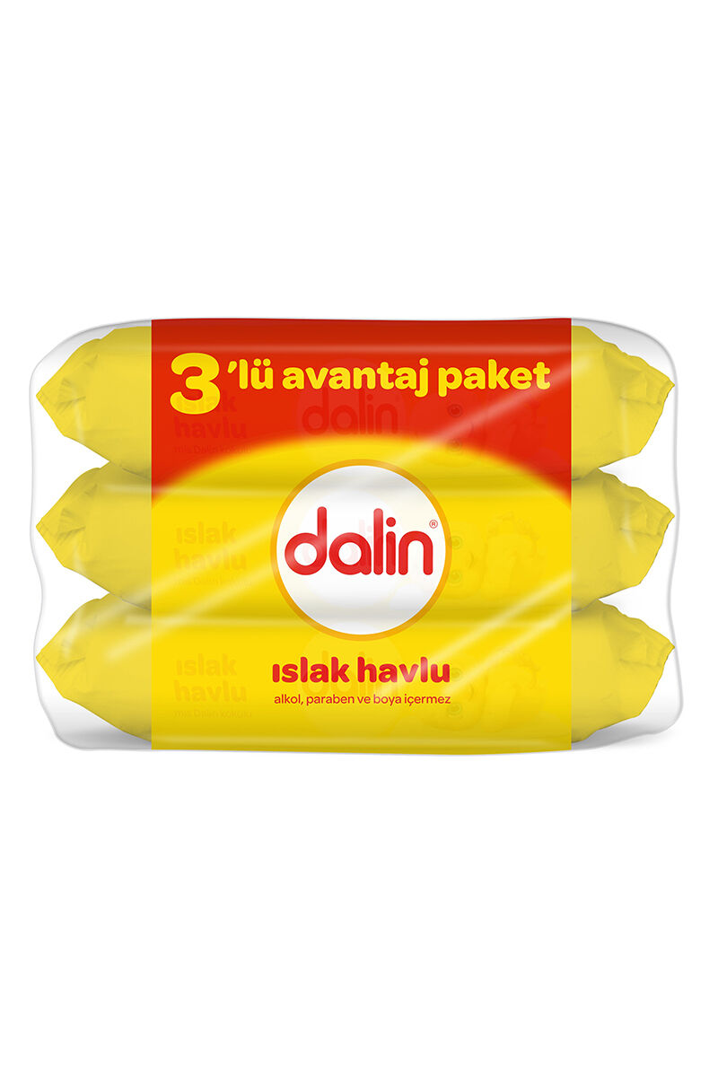 Dalin Islak Havlu 3x56 lı