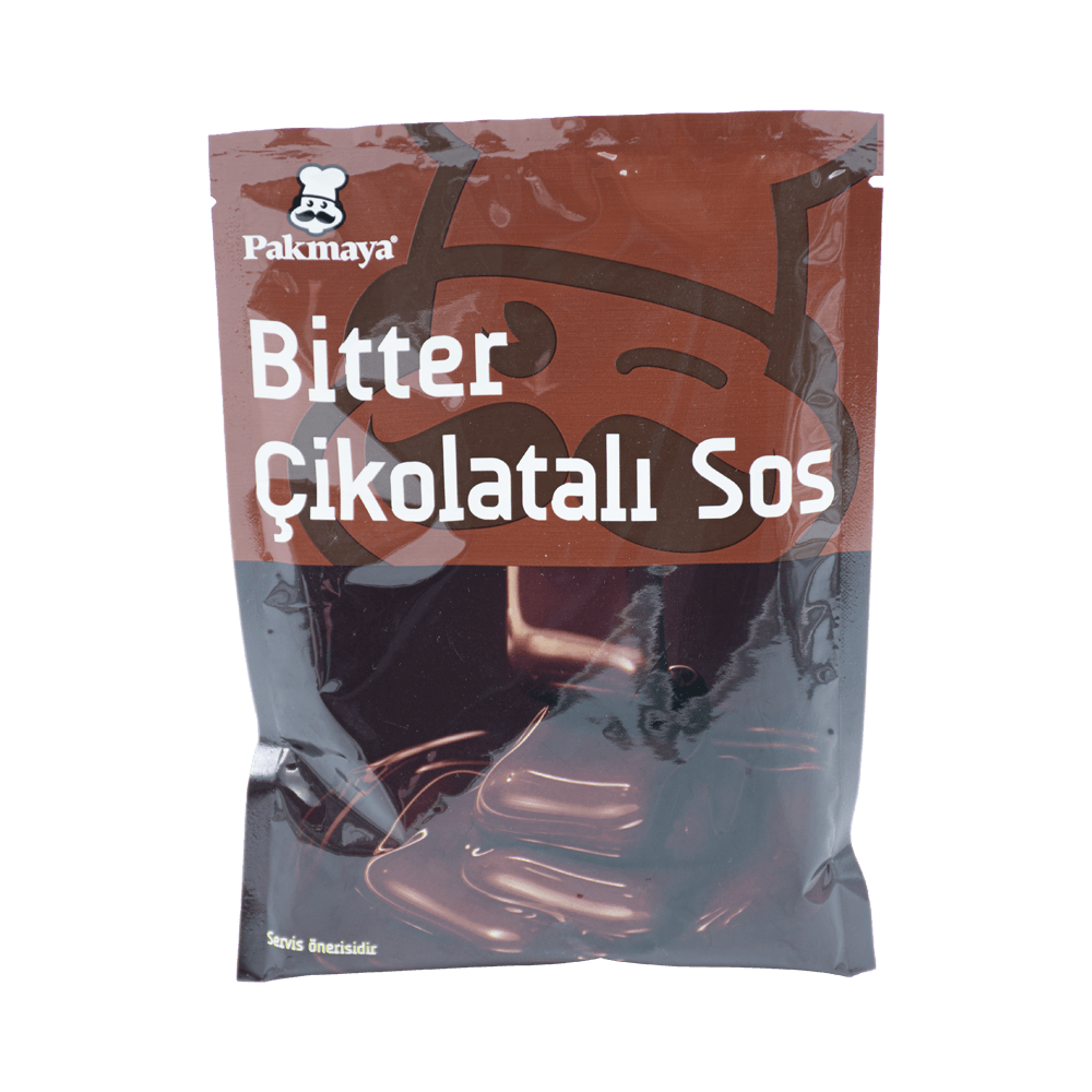 Pakmaya Çikolatalı Sos Bitter 122 gr