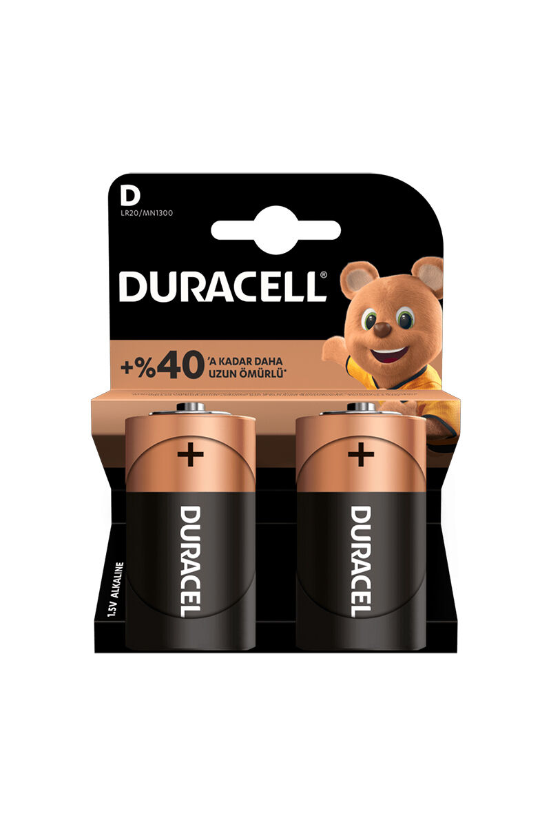 Duracell Kalın Pil 2'li