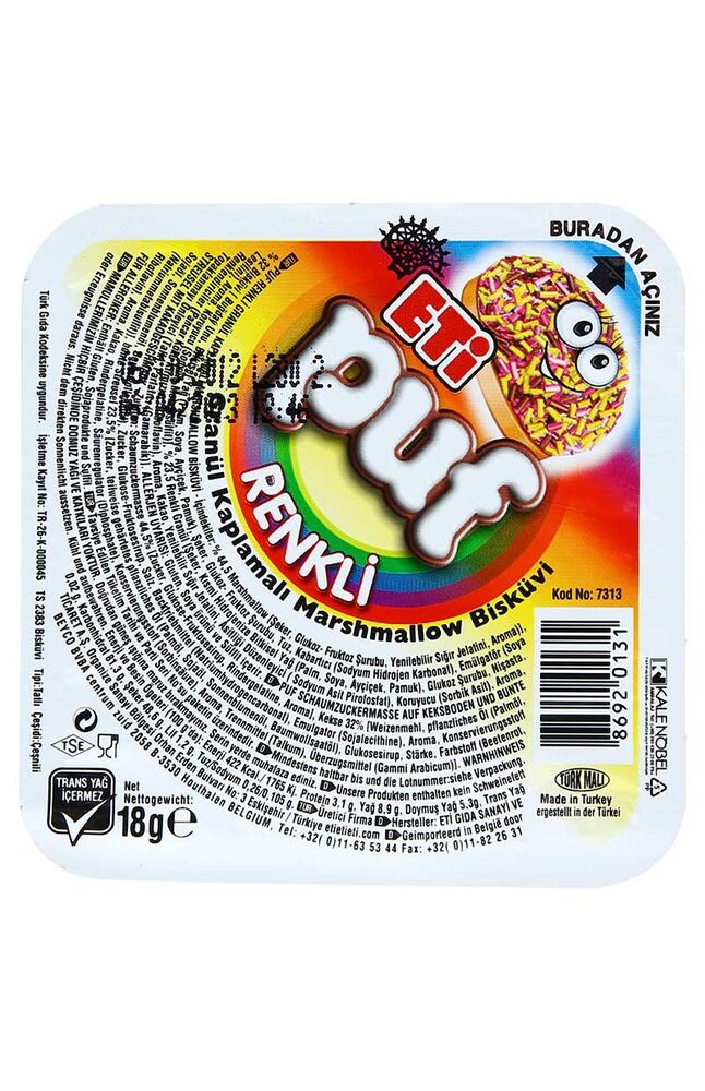 Puf 18 Gr Renkli Granüllü