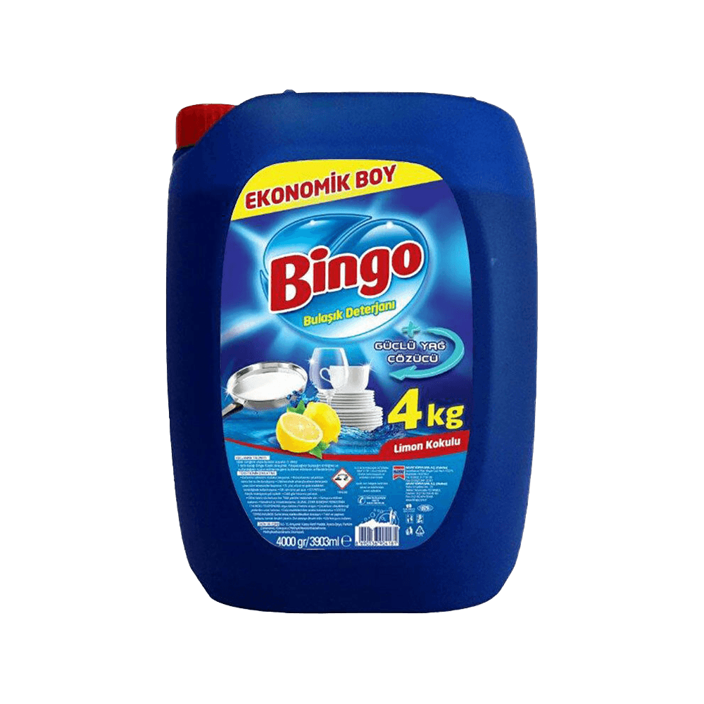 Bingo Sıvı Bulaşık 4 Kg Limonlu