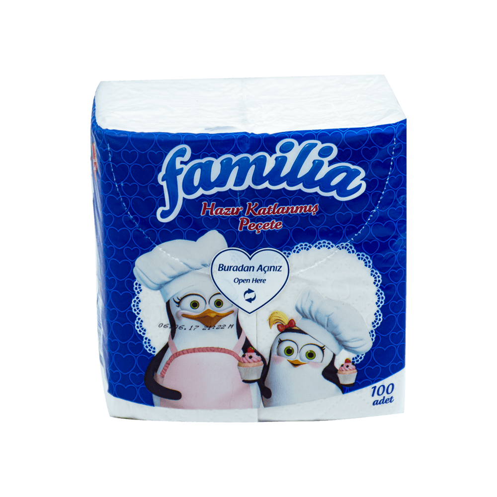 Familia Peçete 100'lü Katlanmış Peçete