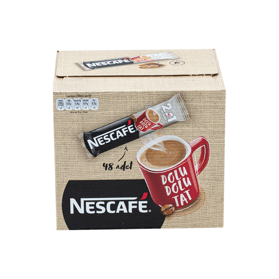 Nescafe 2 İn 1 Arada 48'li Şekersiz