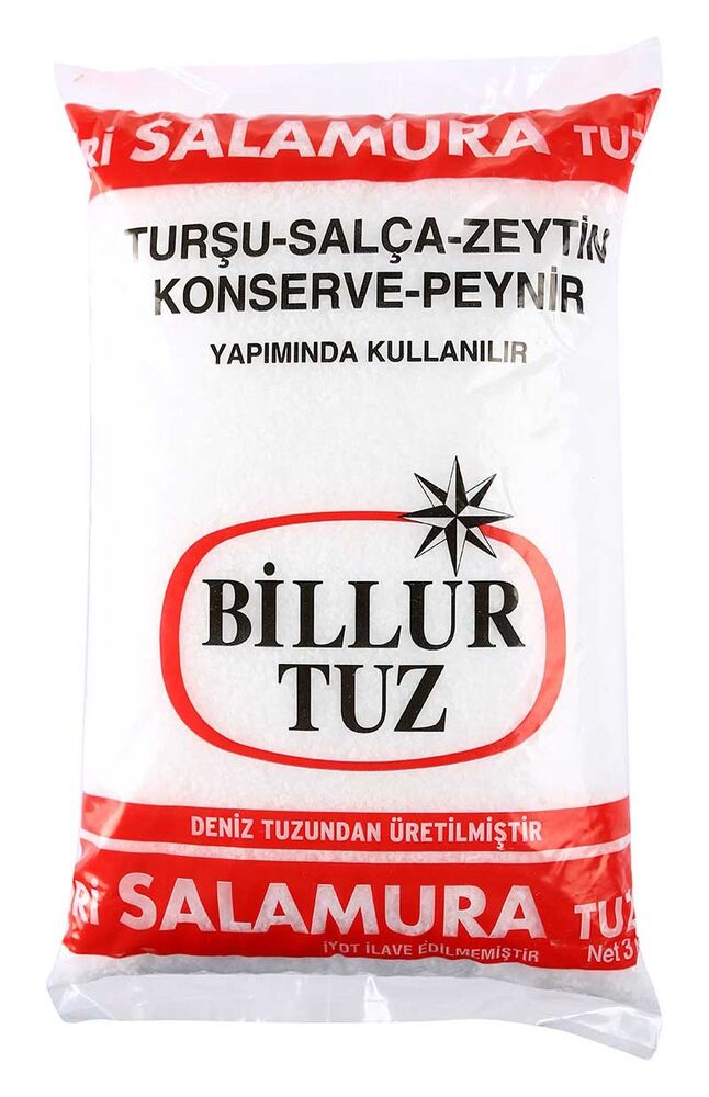 Billur Tuz 3 Kg İri Salamura