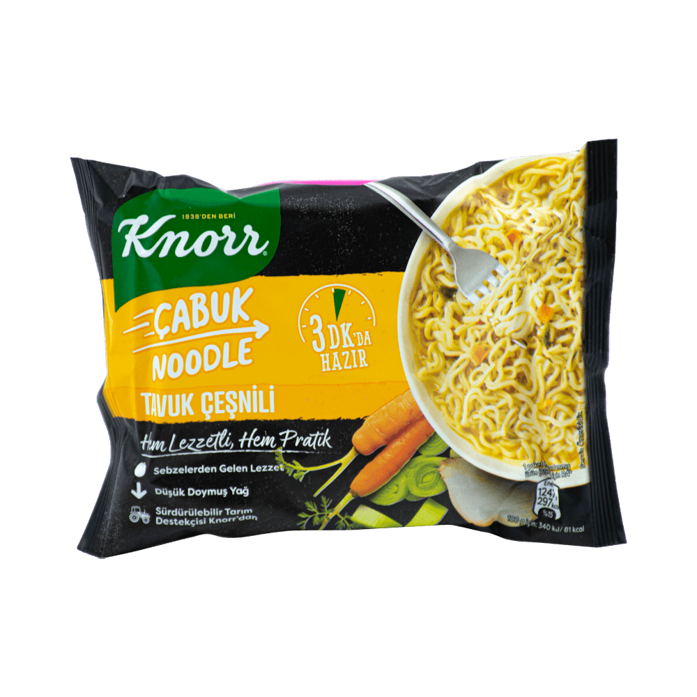 Knorr Çabuk Noodle 66 Gr Tavuk Çeşnili