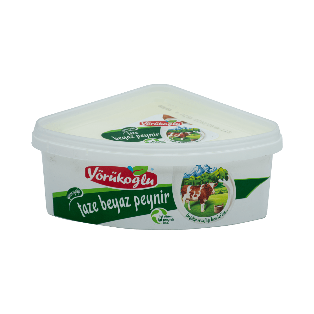 Yörükoğlu Beyaz Peynir 600 gr Yarım Yağlı Üçgen Kutu