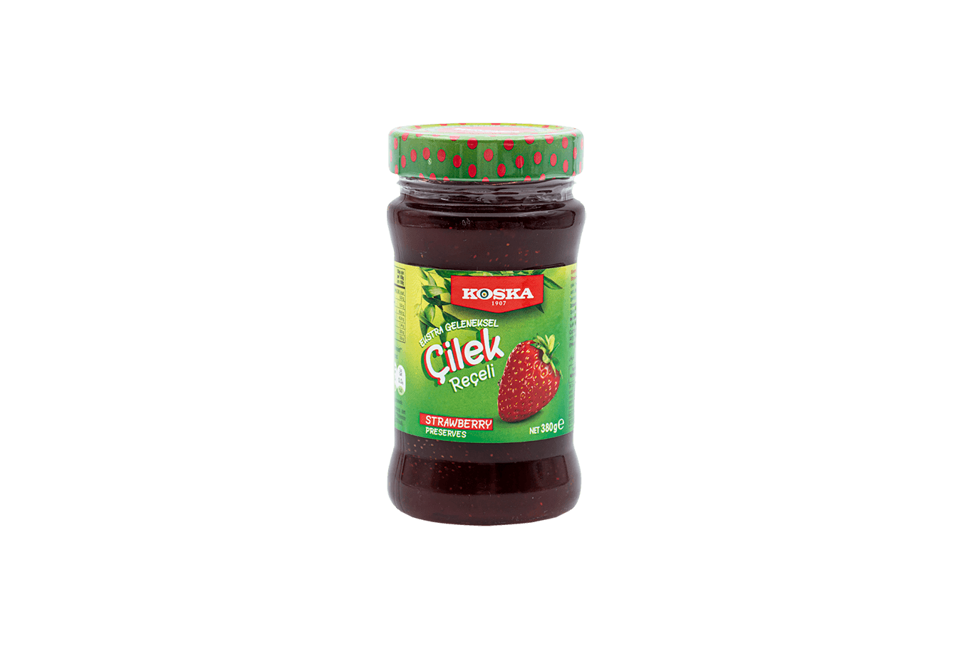 Koska Reçel 380 Gr Çilek Cam