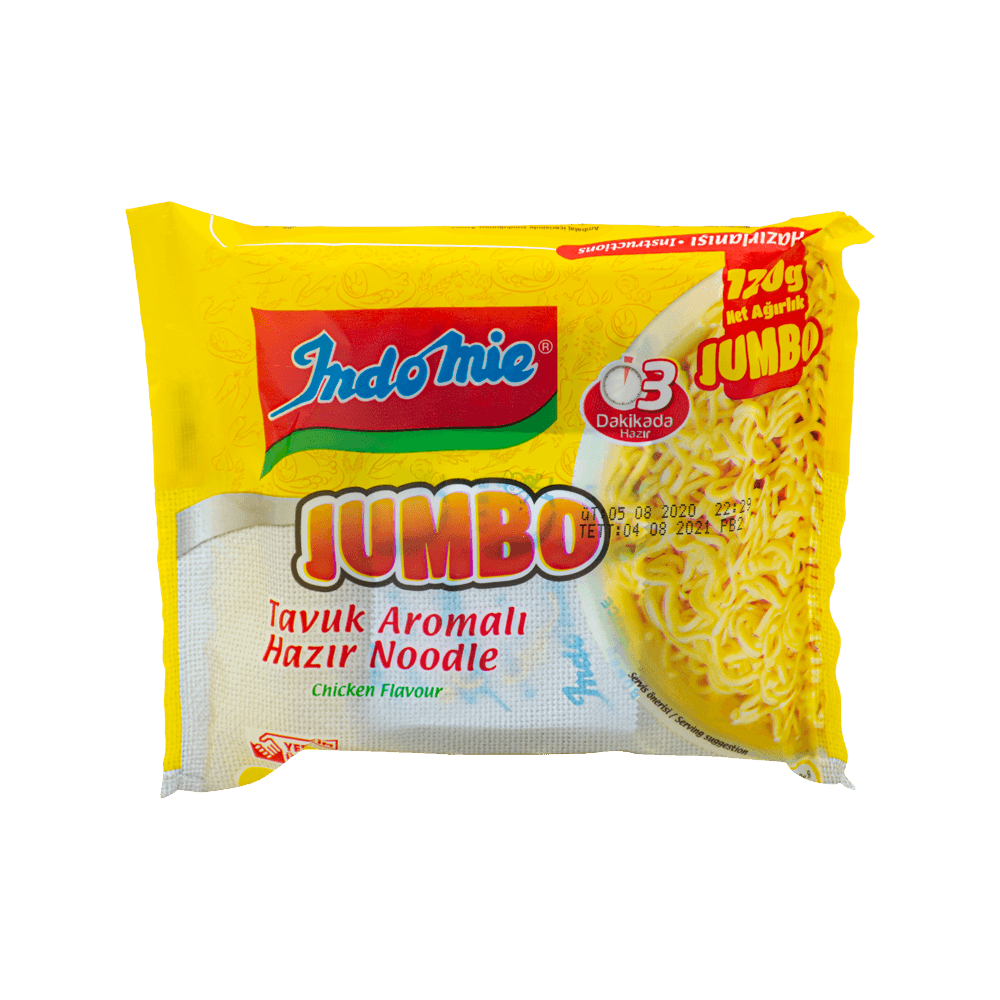 İndomie Hazır Noodle Jumbo 120 Gr Tavuk Çeşnili