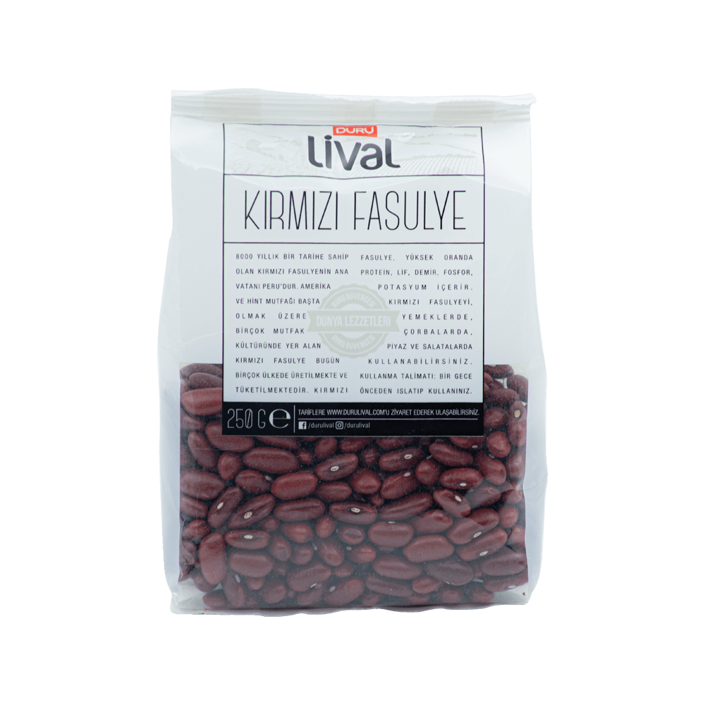 Duru Lival 250 gr Kırmızı Fasulye DLST