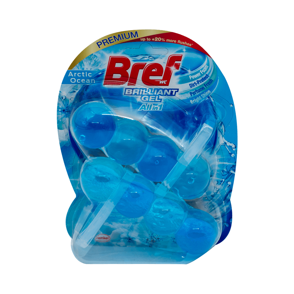 Bref Brilliant Gel 2x42 gr 2x4'lü Arctic Ocean