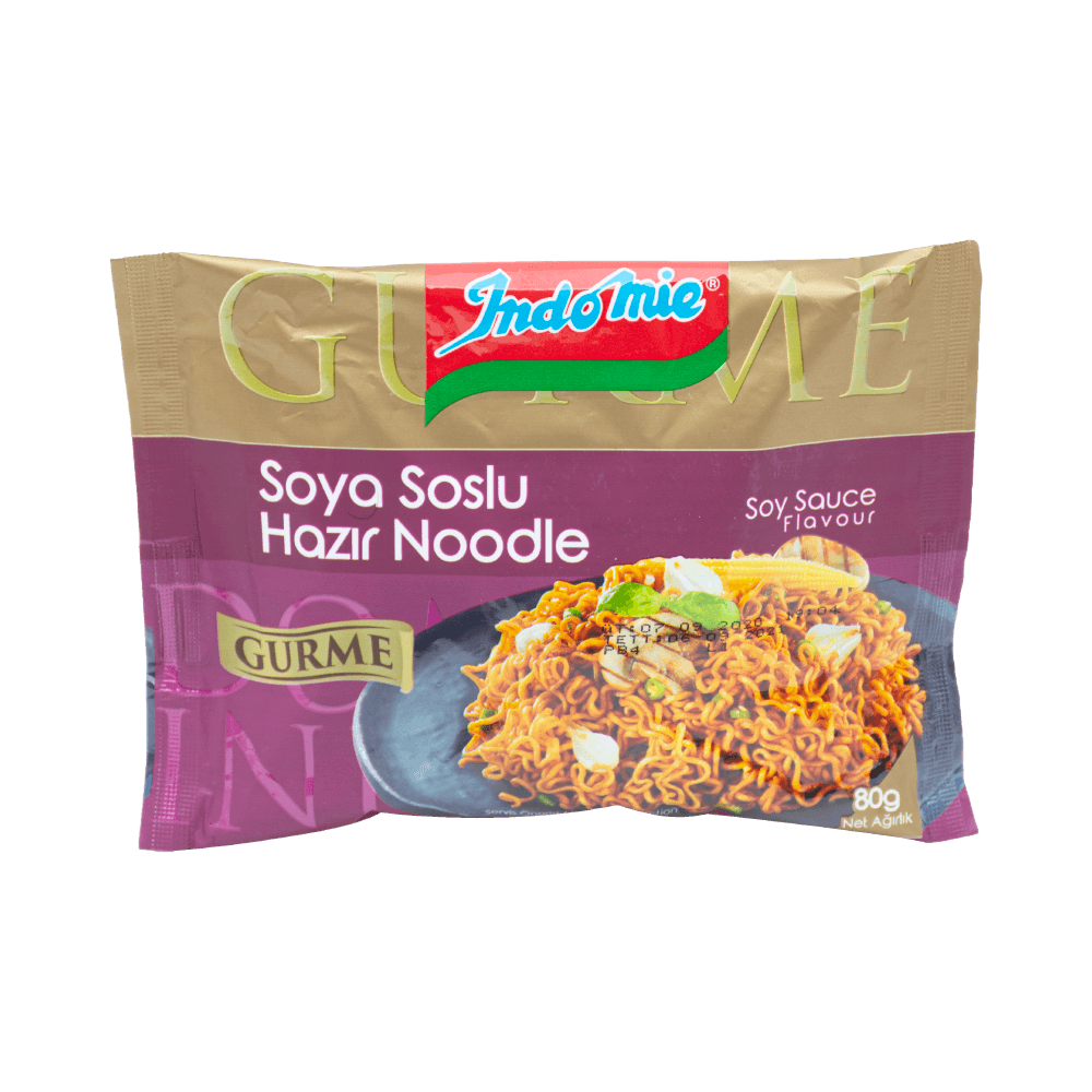 İndomie Hazır Gurme Noodle 80 Gr Soya Soslu
