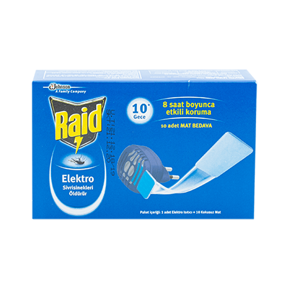 Raid Elektro Isıtıcı+10 Mat Tablet Bedava