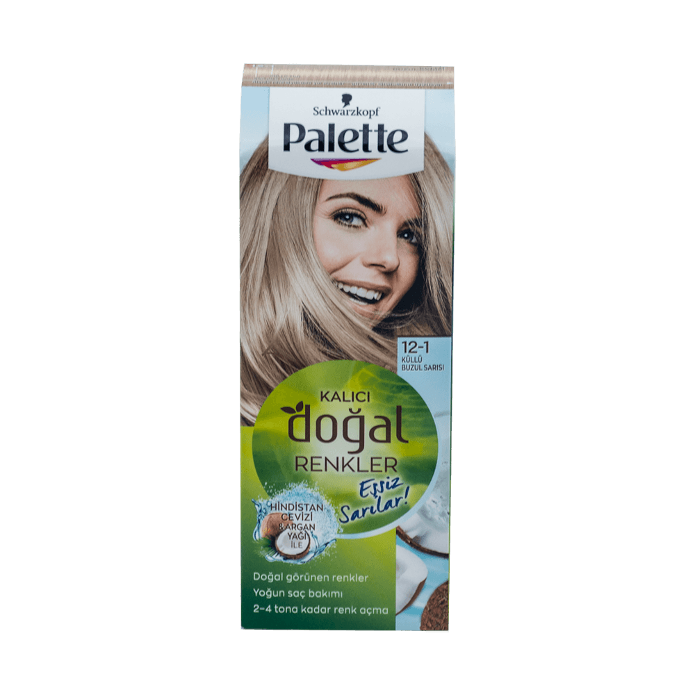 Palette Saç Boyası Natural 12-1 Küllü Buzul Sarısı
