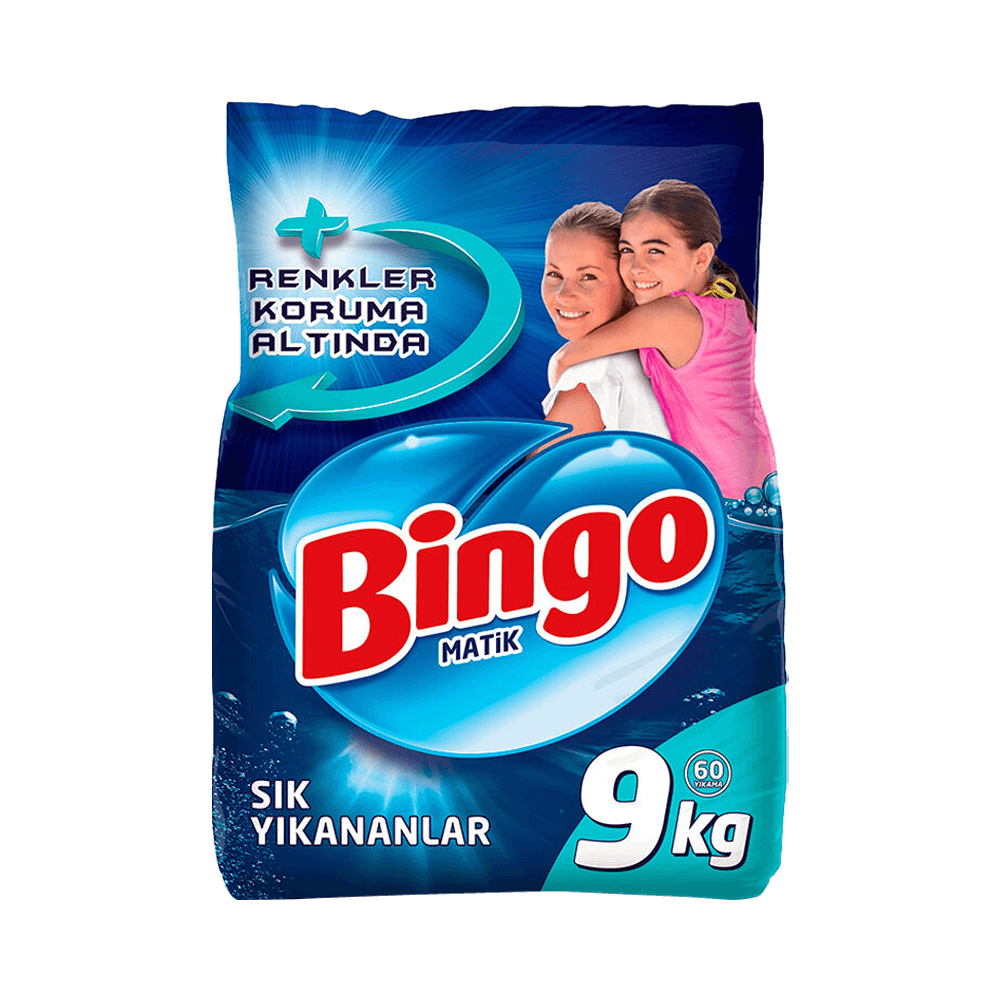 Bingo Matik 9 Kg Sık Yıkananlar