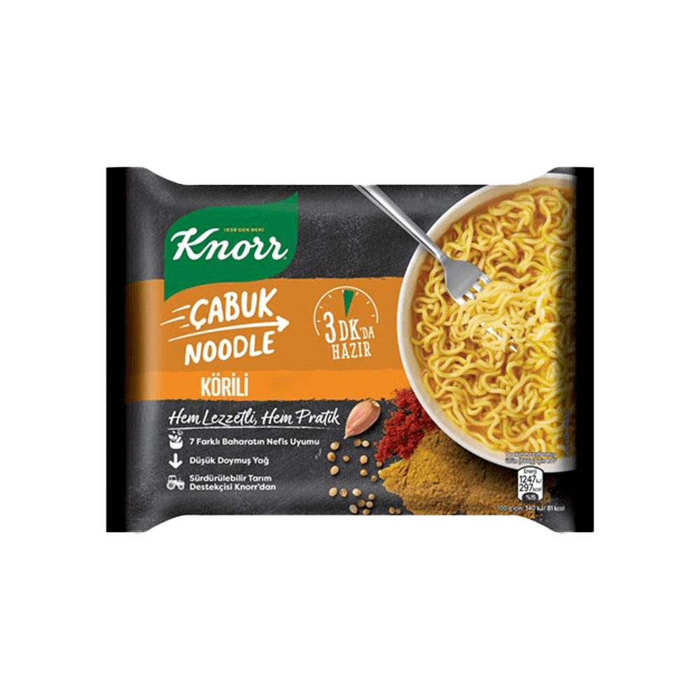 Knorr Çabuk Noodle 66 Gr Körili