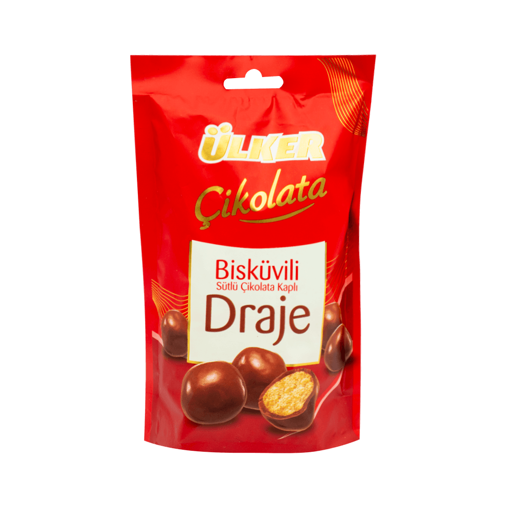 Ülker Draje Çikolata 150 Gr Bisküvili Sütlü Çikolata