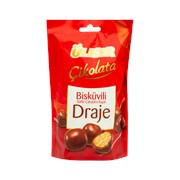 Ülker Draje Çikolata 150 Gr Bisküvili Sütlü Çikolata