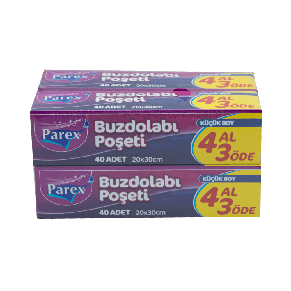 Parex Buzdolabı Poşeti Küçük 4x40 lı 