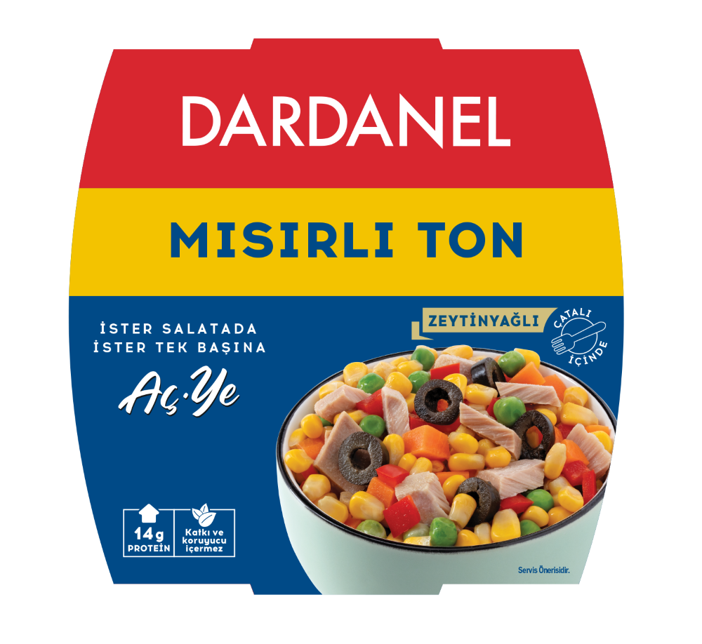 Dardanel Ton 160 Gr Mısırlı Aç Ye
