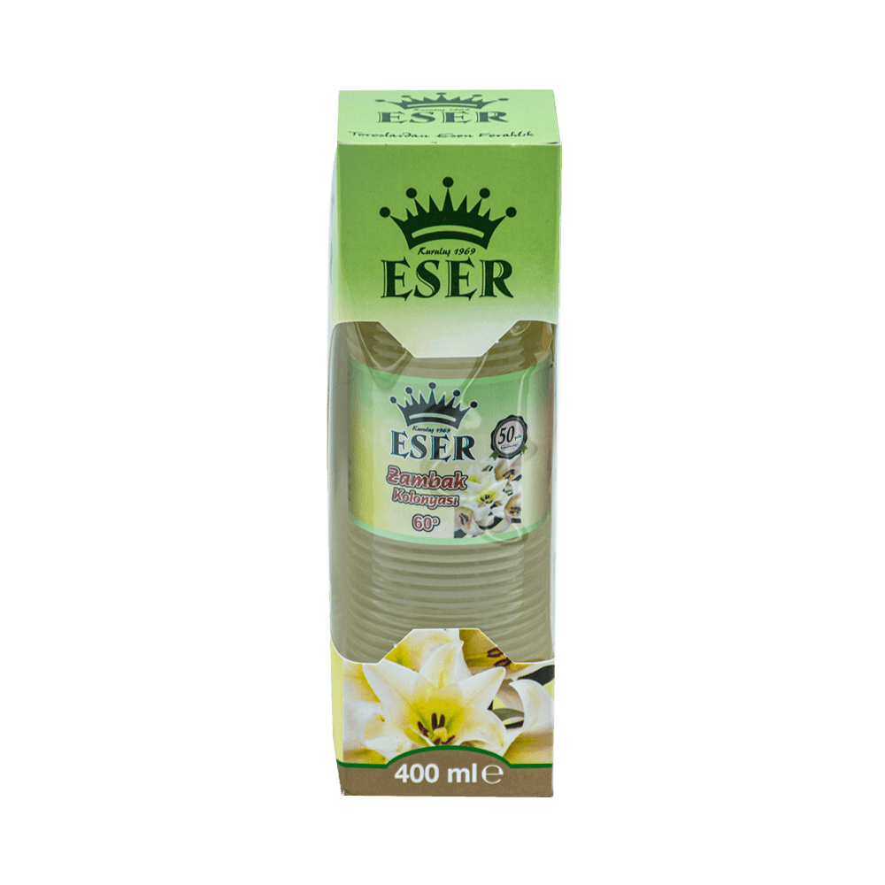Eser Kokulu Kolonya 400 Cc Pvc E605 Zambak