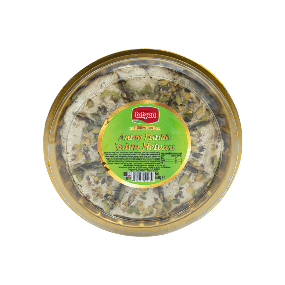 Tatşen Helva 650 Gr A.fıstıklı Baklava Dilimli 