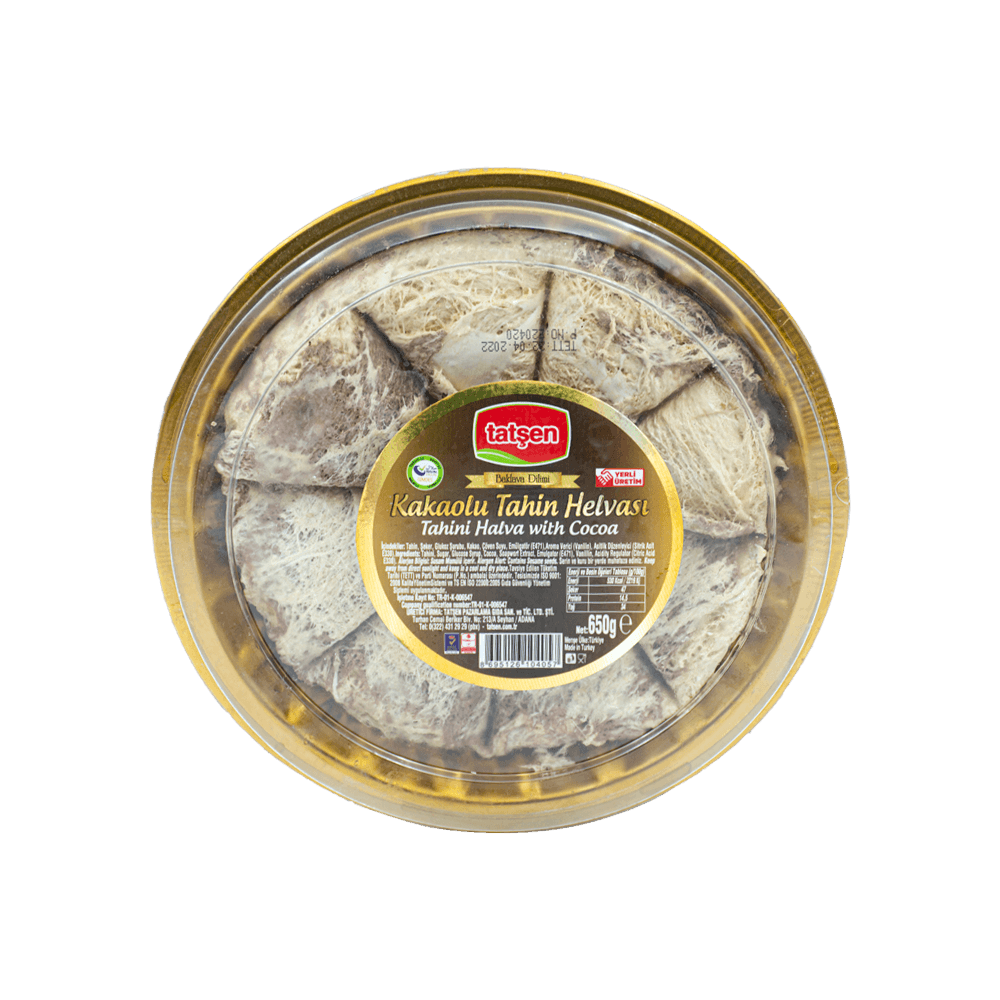 Tatşen Helva 650 Gr Kakaolu Baklava Dilimli