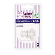 Wee Biberon Emzik Damaklı No:2 W823 Askılı