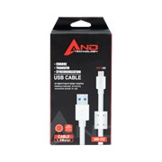 And Type-C Usb Şarj Kablo 2.4A 150 Cm And-212