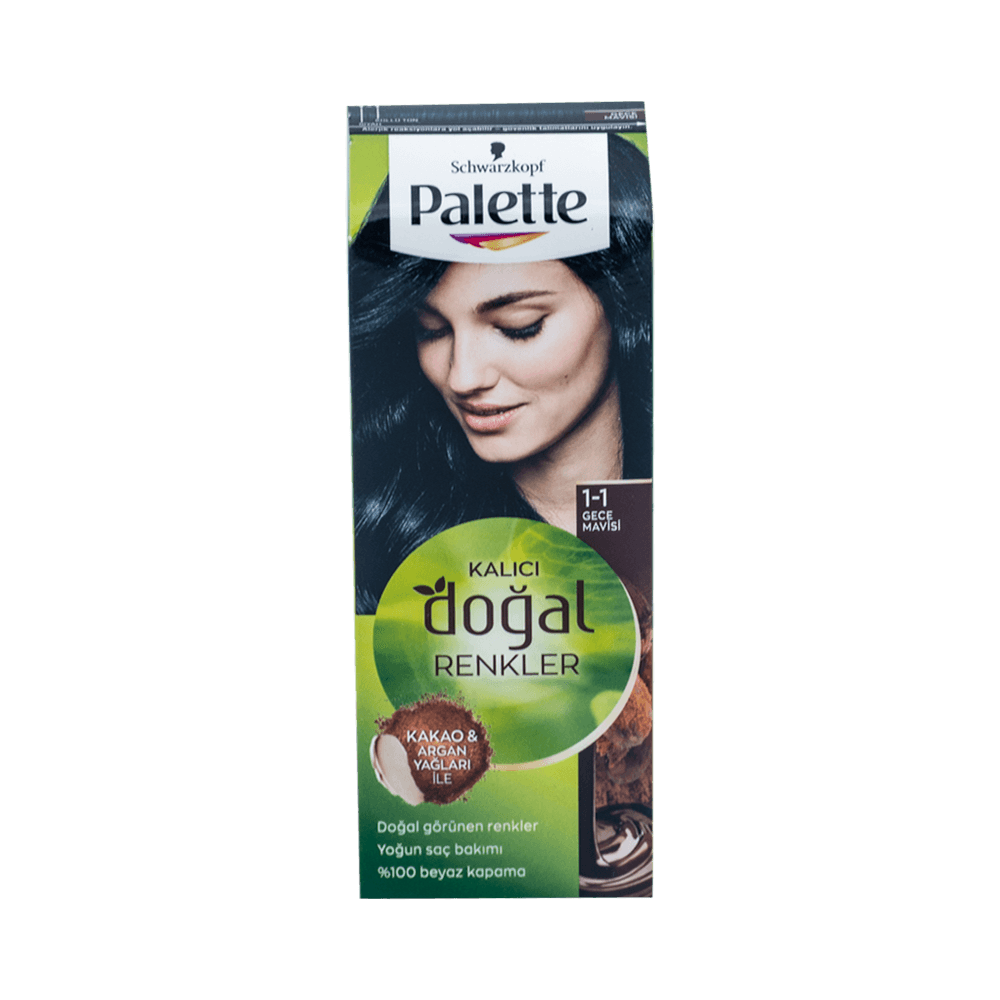 Palette Saç Boyası Natural 1-1 Gece Mavisi